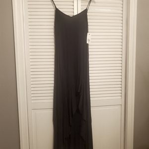 Billabong sz small high low black spaghetti strap dress
